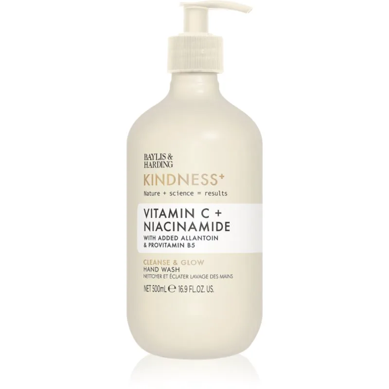 Baylis & Harding Kindness+ Vitamin C υγρό σαπούνι για τα χέρια αρώματα Πορτοκαλί & Mango 500 ml