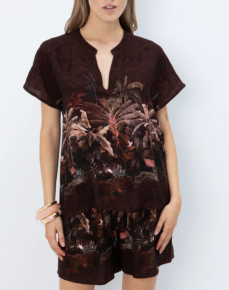 TOI-MOI ΜΠΛΟΥΖΑ 30-5817-126-PRINTED Brown