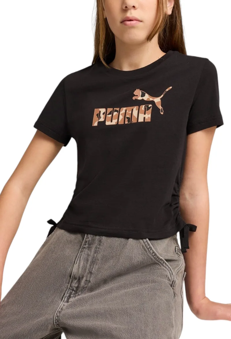 Μπλούζα Κοντομάνικη Puma Logo Infill Knott 685613-01 Κορίτσι