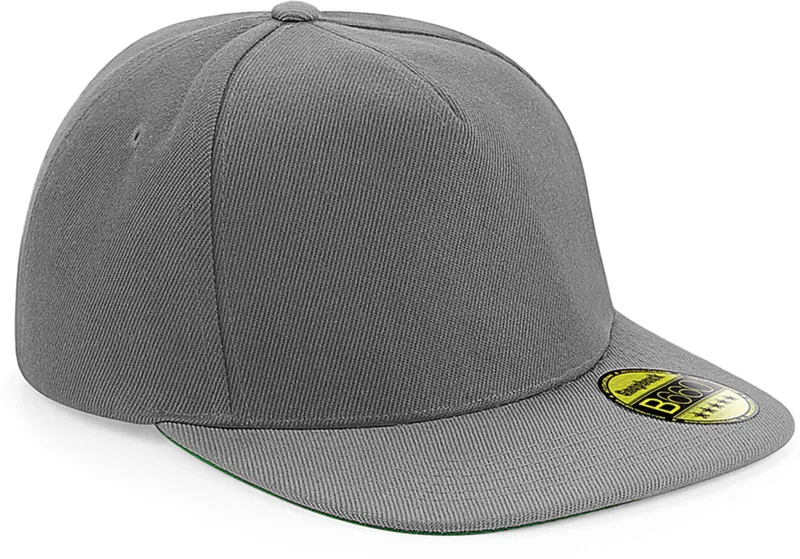 Καπέλο Flat Peak B660 Beechfield Grey/Grey
