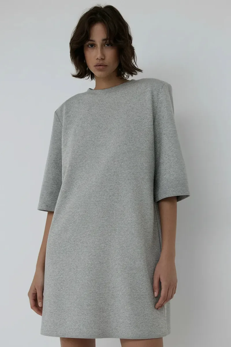Muuv. oversized φόρεμα βαμβακερό AYA
