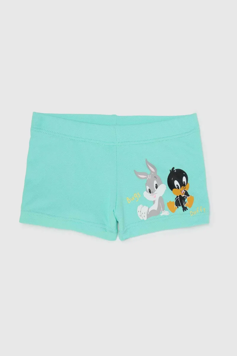 OVS βρεφικό μαγιό trunk για αγόρια με Bugs Bunny and Daffy Duck print - 002199221 Τυρκουάζ