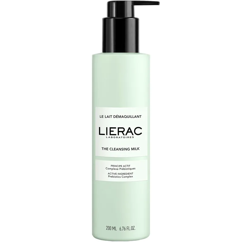 Lierac The Cleansing Milk with Prebiotics Complex Θρεπτικό Γαλάκτωμα Προσώπου για Ντεμακιγιάζ 200ml