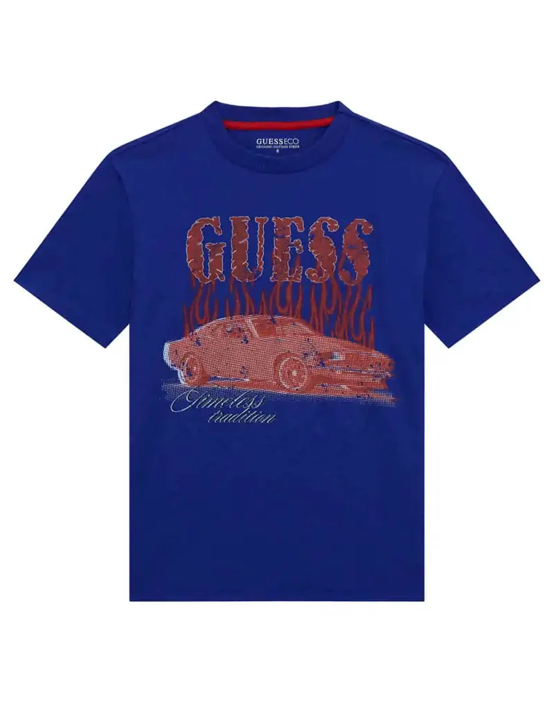 GUESS OVERSIZE SS T-SHIRT ΜΠΛΟΥΖΑ ΠΑΙΔΙΚΟ BOY L6RI08K8HM4-A70K Blue