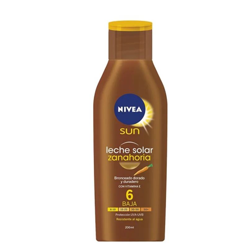 Αντιηλιακό Γαλάκτωμα NIVEA SUN CAROTENE SPF6 200ml