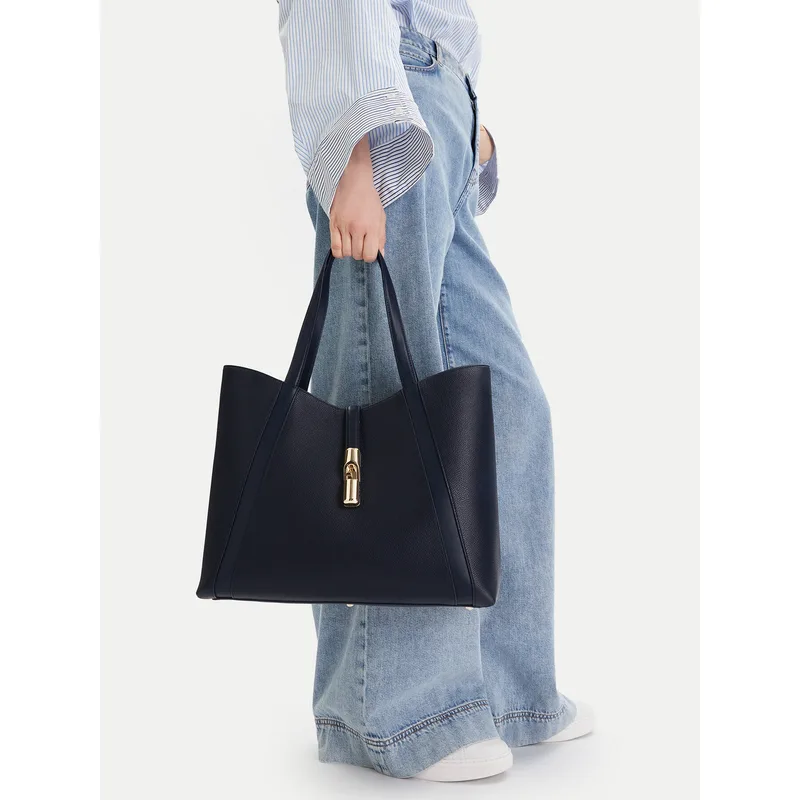 Τσάντα Furla Goccia L WB01788 BX3353 KH 4852S Σκούρο μπλε