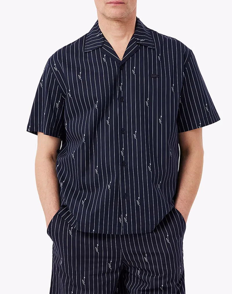LACOSTE ΠΟΥΚΑΜΙΣΟ ΚΜ SHIRT SS 3CH2343-IY8 DarkBlue