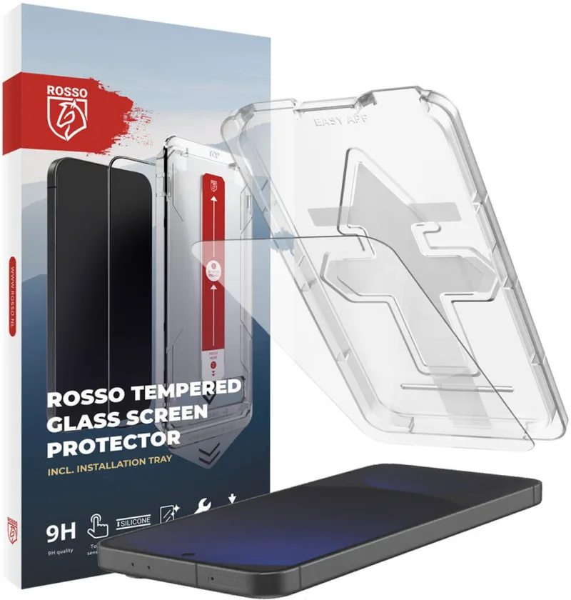 Tempered Glass Samsung Galaxy S24 FE Κόκκινο Αντιχαρακτικό Γυαλί Προστασίας Οθόνης - Clear (8719246464072)