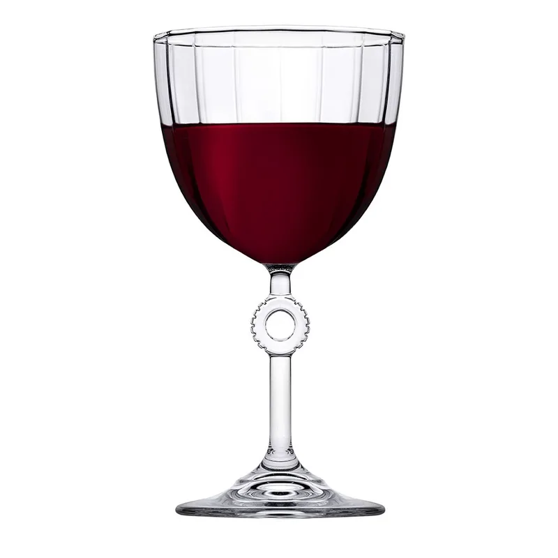 Ποτήρι Κρασιού Γυάλινο Διάφανο Amore ESPIEL 270ml SP440303G2 (Σετ 2 Τεμάχια) (Υλικό: Γυαλί, Χρώμα: Διάφανο , Μέγεθος: Κολωνάτο) - ESPIEL - SP440303G2