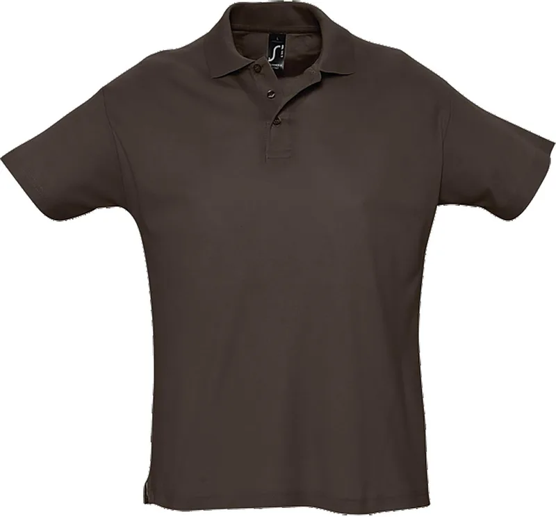 Ανδρικό πόλο πικέ Summer II SOLS 11342 Chocolate