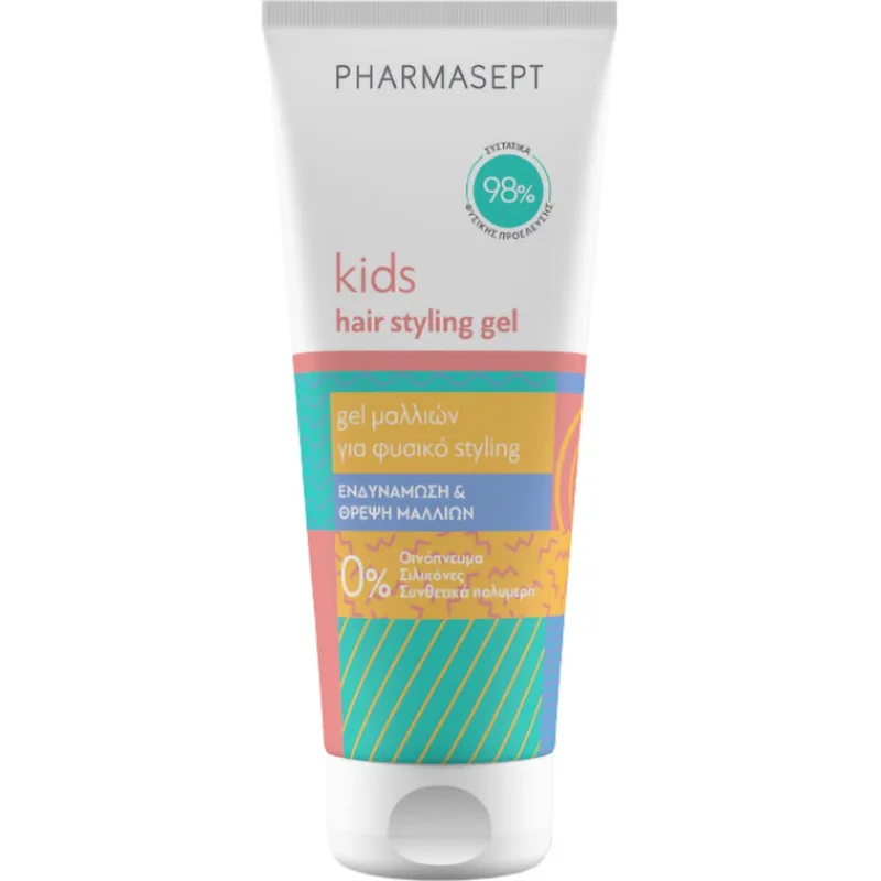 Pharmasept Kids Hair Styling Gel Παιδικό Gel για Styling Μαλλιών με Φυσικά Συστατικά 100ml