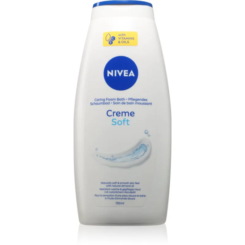 NIVEA Creme Soft κρεμώδες αφρόλουτρο 750 ml