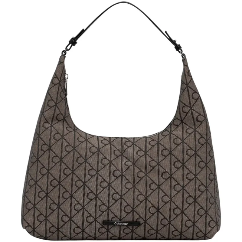 Τσάντες ώμου Calvin Klein Jeans EMBLEM JACQUARD SHOULDER BAG LV04F3635G