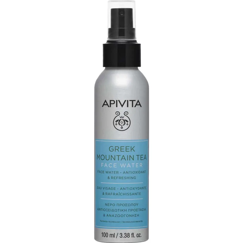 Apivita Greek Mountain Tea Face Water Τονωτικό Νερό Προσώπου Αναζωογόνησης & Αντιοξειδωτικής Προστασίας με Ελληνικό Τσάι του Βουνού 100ml