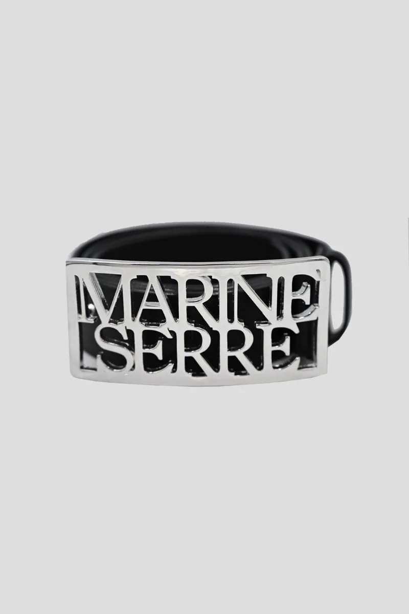MARINE SERRE Ανδρικό Tin Leathe Buckle Belt