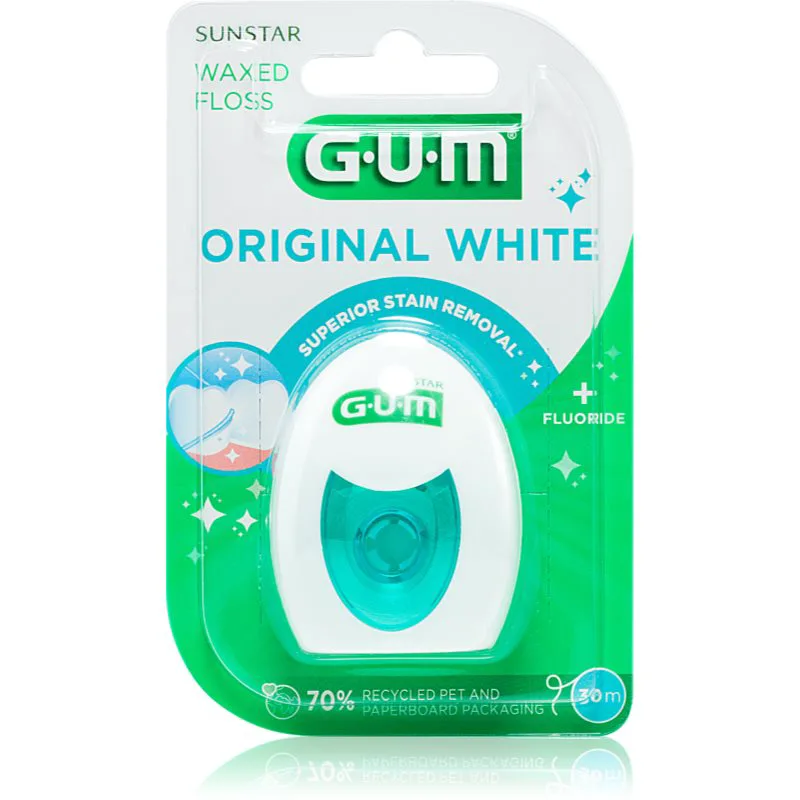 G.U.M Original White οδοντικό νήμα 30 μ