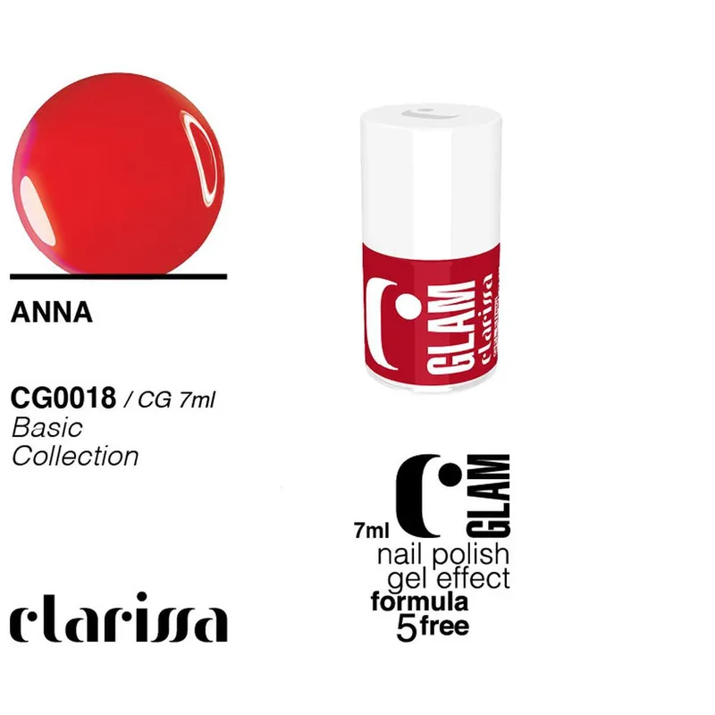 Clarissa 7ml nail polish 018 anna