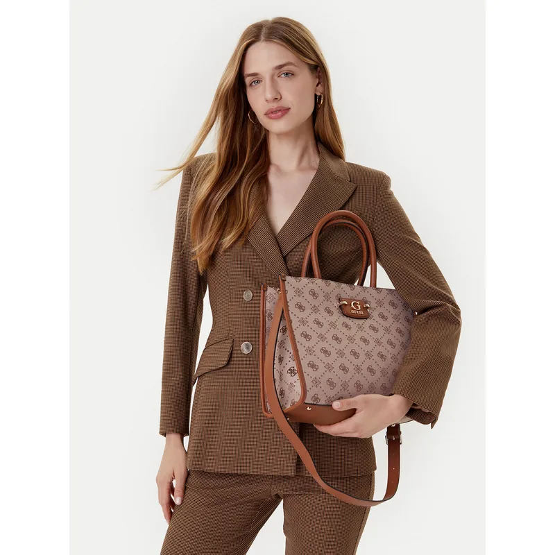 Τσάντα Guess Neda HWJP96 54220 Μπεζ