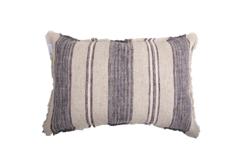 Διακοσμητική Μαξιλαροθήκη Navy Blue/Natural (40x60) 0860007 Soulworks