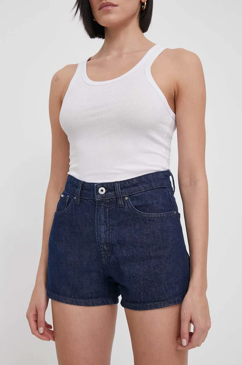 Τζιν σορτς Pepe Jeans A-LINE SHORT HW