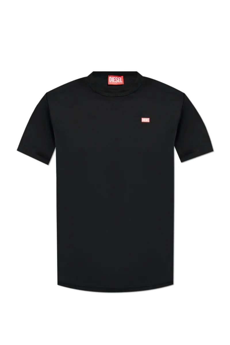 DIESEL Ανδρικά T-Shirts T-MIEGOR-K77 T-SHIRT - ΜΑΥΡΟ-A148190SKAF-BLACK