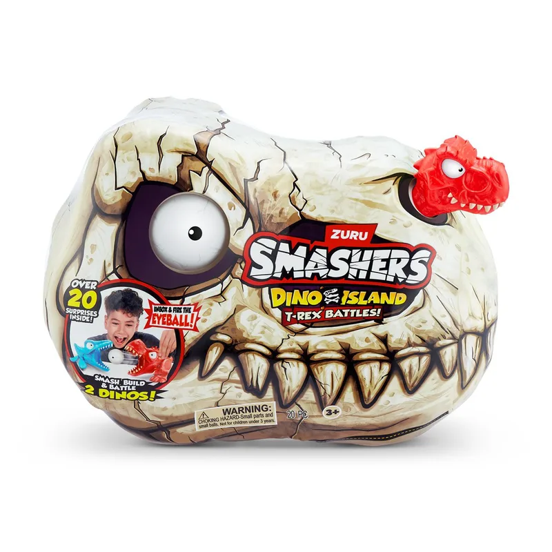 SMASHERS S5 DINO ISLAND MINI ΚΡΑΝΙΟ ΤΥΡΑΝΝΟΣΑΥΡΟΣ