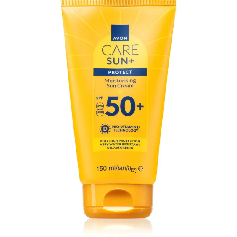 Avon Care Sun + Protect ενυδατική αντηλιακή κρέμα SPF 50+ 150 ml