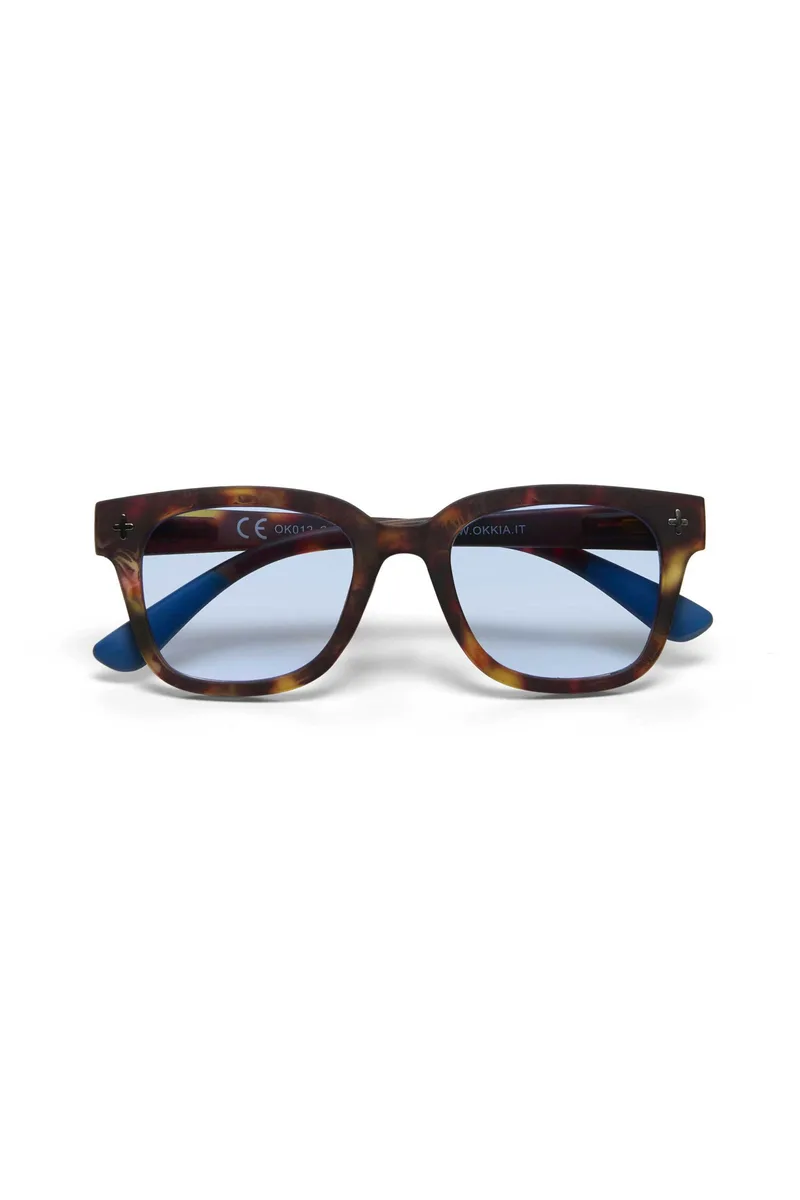 OKKIA unisex γυαλιά ηλίου "Giovanni" - OK012CH-BL Καφέ