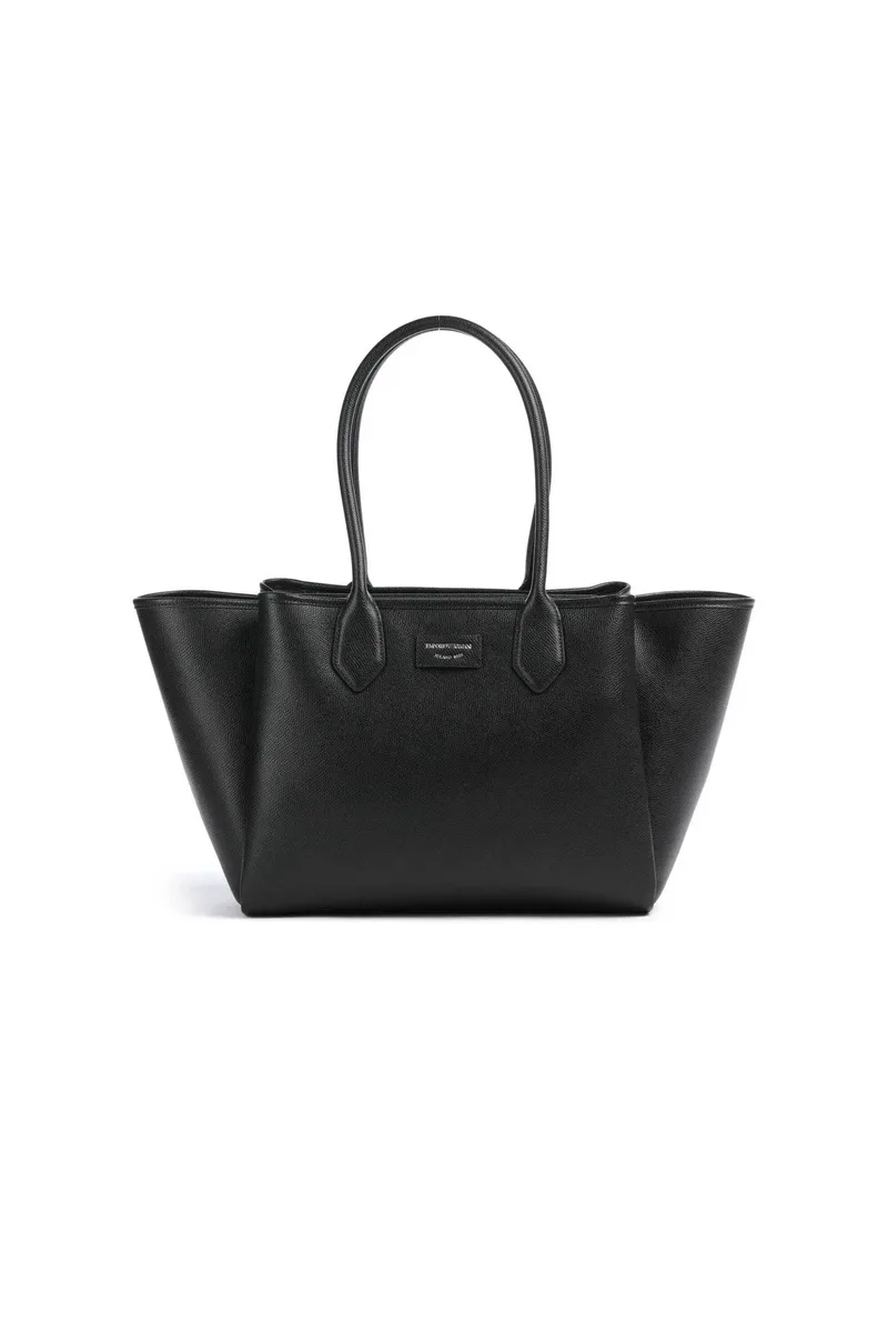 Emporio Armani γυναικεία τσάντα χειρός με λογότυπο - EW002330AF17799 Μαύρο