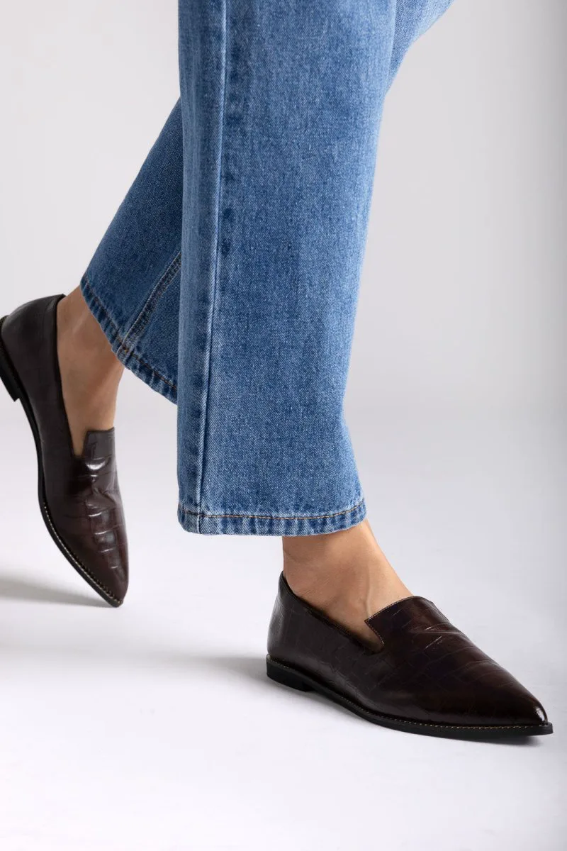 TFP Comfort Loafers - 20 (κροκό) - Brown Croc