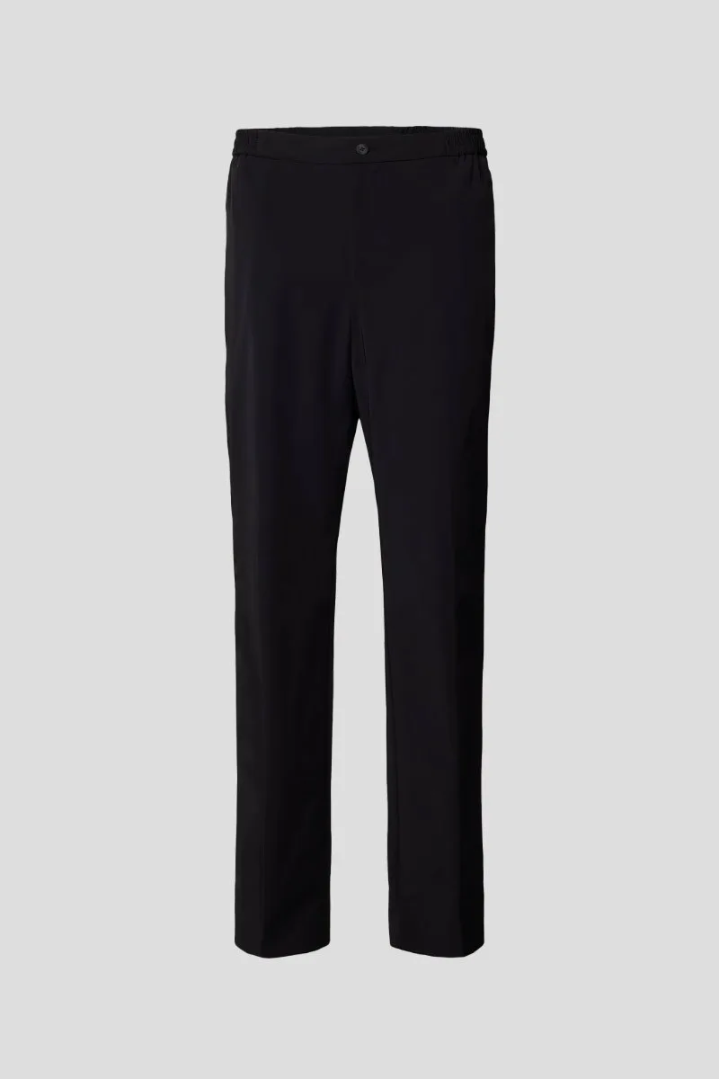HUGO Ανδρικό Μαύρο Plain Trousers In Black