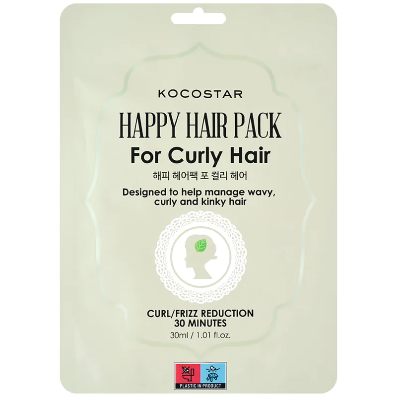 Kocostar Happy Hair Pack for Curly Hair Μάσκα - Σκουφάκι Διαχείρισης Σγουρών Μαλλιών 1 Τεμάχιο