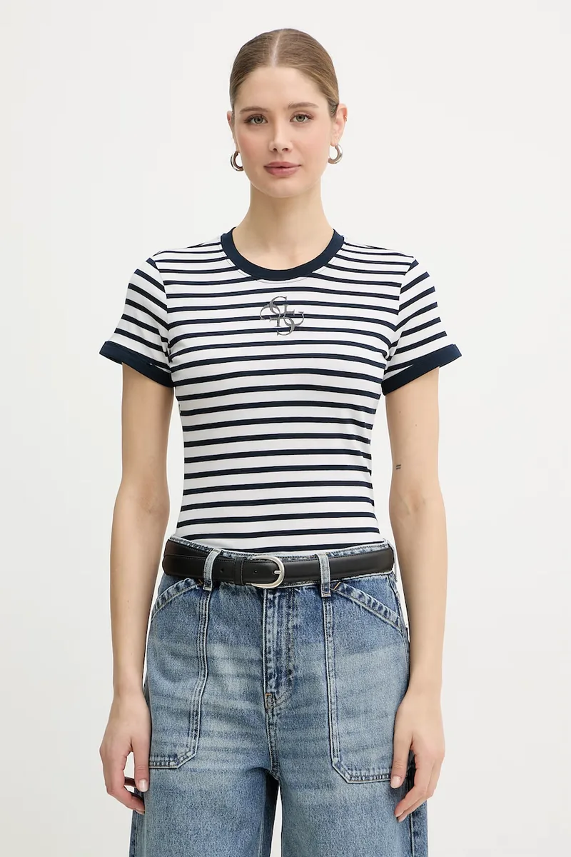 Guess Γυναικείο Basic t-shirt με μοντάλ