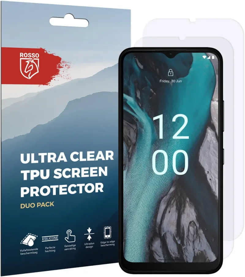 Κόκκινο Ultra Clear Screen Protector - Μεμβράνη Προστασίας Οθόνης - Nokia C22 - 2 Τεμάχια (8719246409332)