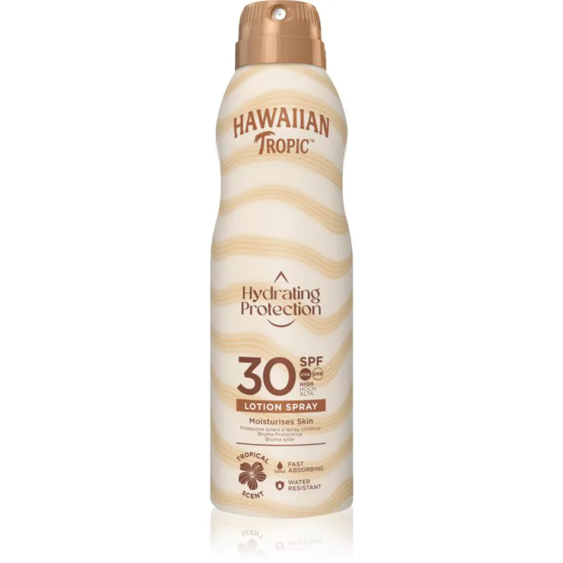 Hawaiian Tropic Hydrating Protection Lotion Spray αντηλιακό σπρέι SPF 30 177 ml