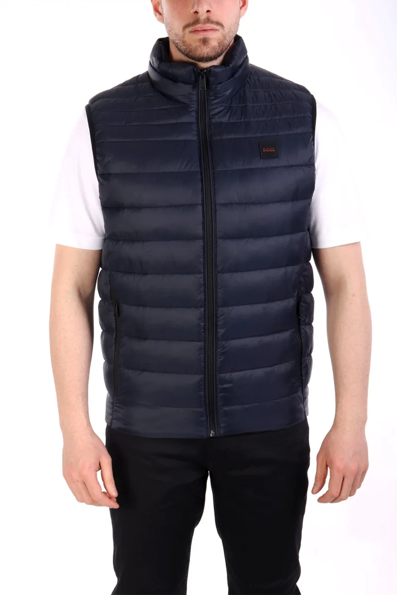BOSS CASUAL ΑΜΑΝΙΚΟ ΜΠΟΥΦΑΝ ODENO2 ΣΚΟΥΡΟ ΜΠΛΕ