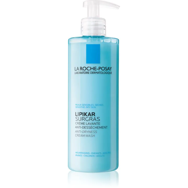 La Roche-Posay Lipikar Surgras κρέμα για ντους για ξηρό έως πολύ ξηρό δέρμα 400 ml