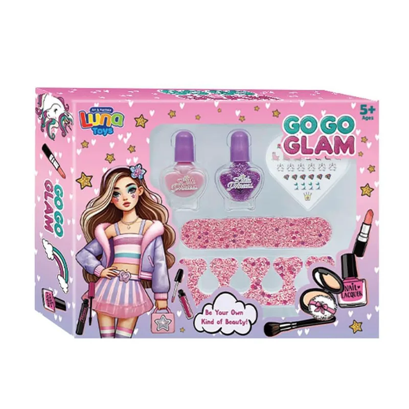 Περιποίηση Νυχιών Σετ Go Go Glam Luna Toys 5τμχ. 18,2x3,8x14,5 εκ.