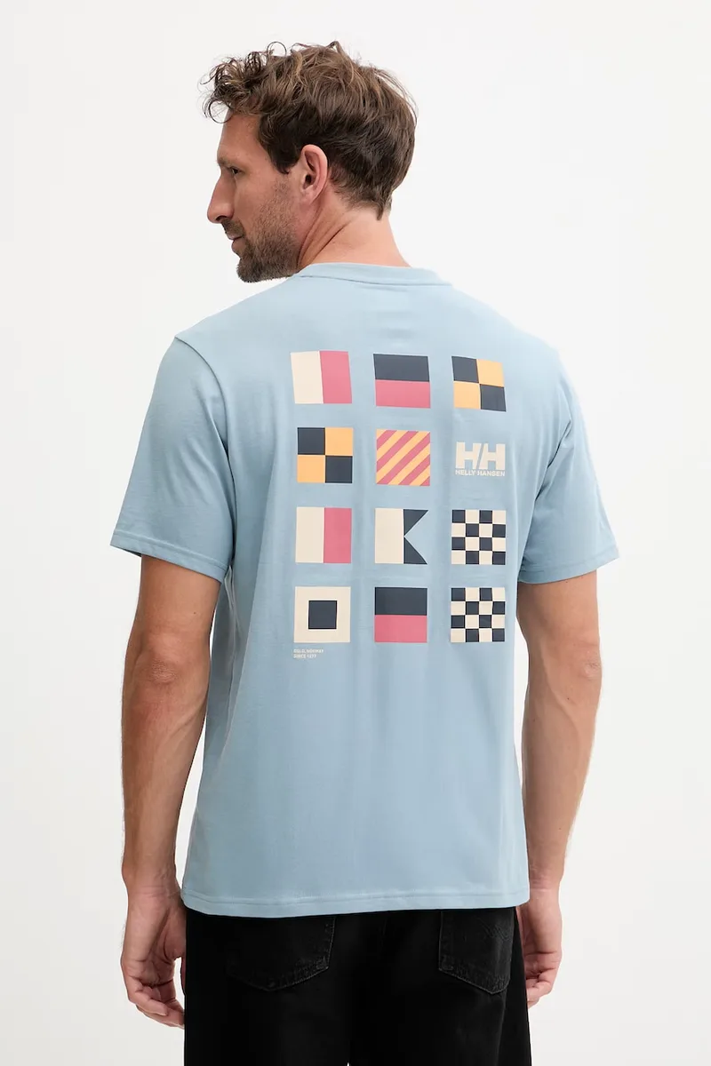 Helly Hansen t-shirt ανδρικό βαμβακερό SHORELINE
