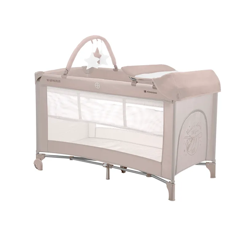 Παρκοκρέβατο 2 Θέσεων (0+ Μηνών/Έως 15kg) Kikka Boo So Gifted Plus Μπεζ
