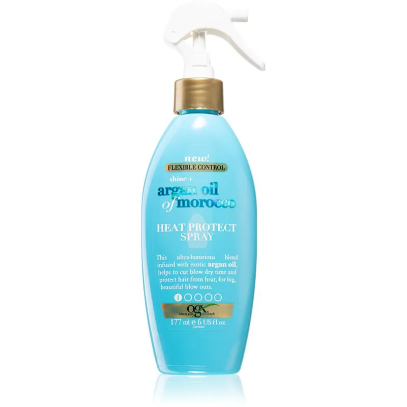 OGX Argan Oil Of Morocco προστατευτικό σπρέι για επιτάχυνση του στεγνώματος 177 ml