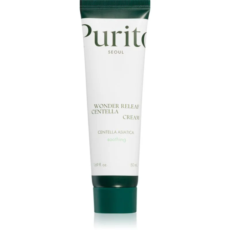 Purito Wonder Releaf Centella Cream αποκαταστατική κρέμα για θρέψη της επιδερμίδας με καταπραϋντική δράση 50 ml