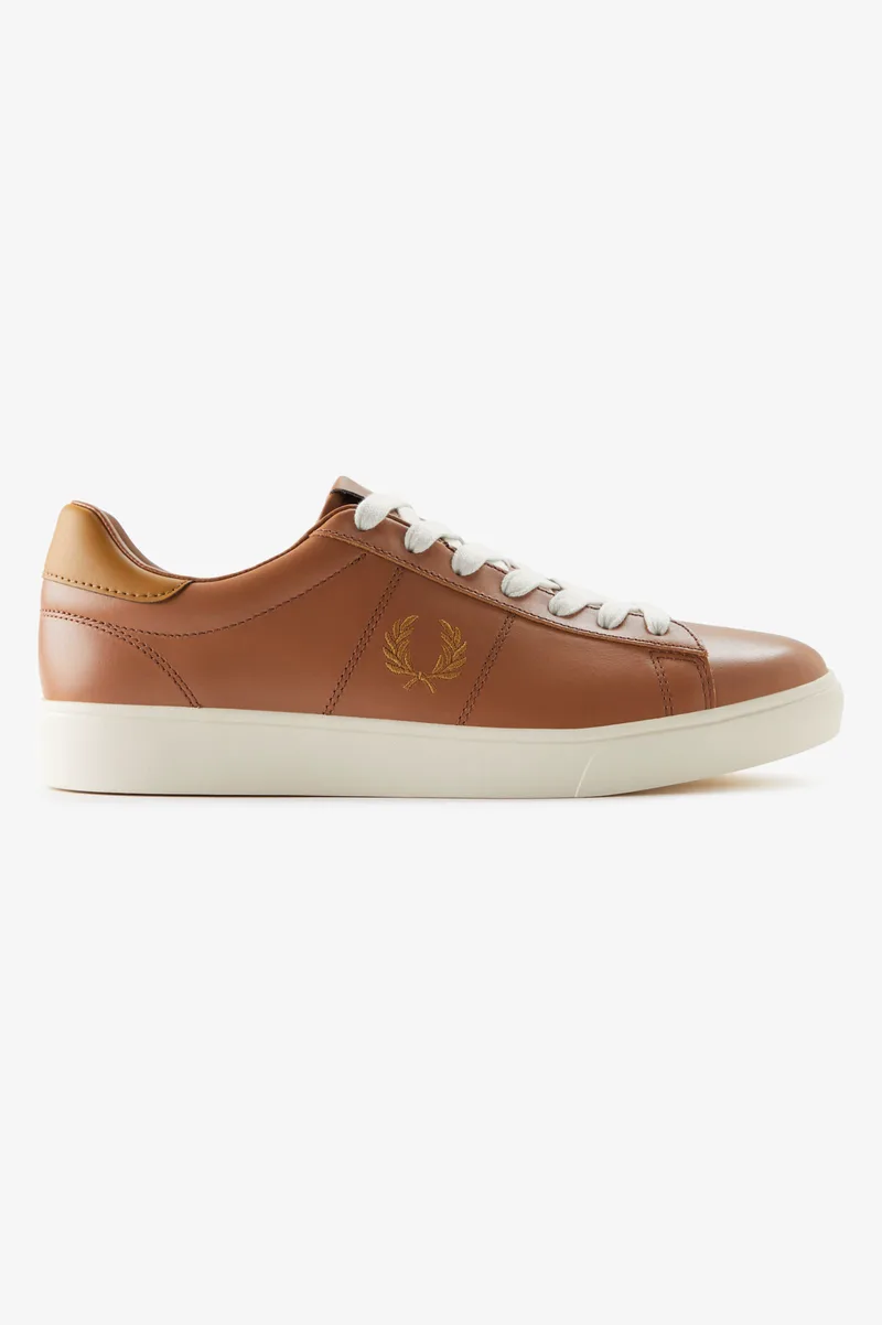 Fred Perry Ανδρικό Δερμάτινο Sneaker Spencer Leather B4334-T79 Ταμπά