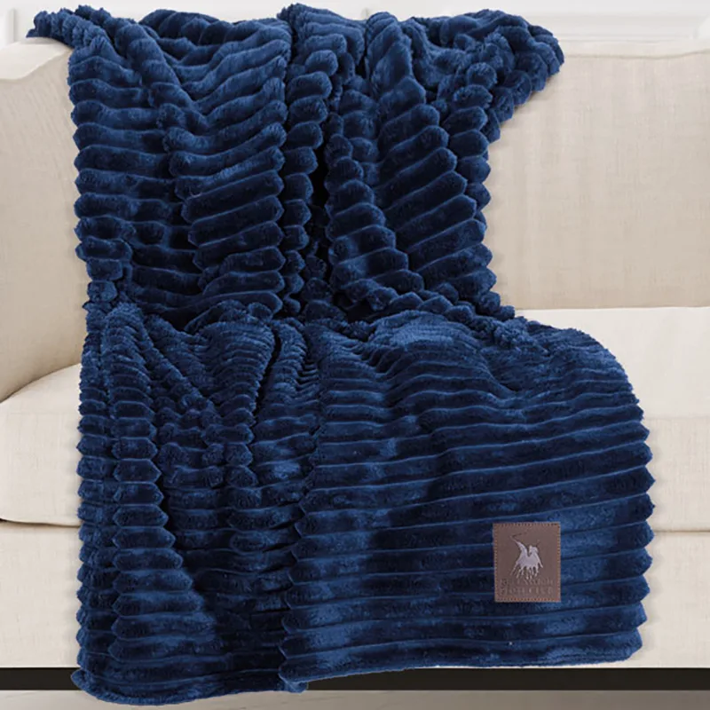 Κουβέρτα Καναπέ-Ριχτάρι 130x170 Greenwich Polo Essential 3487 Blue 130x170