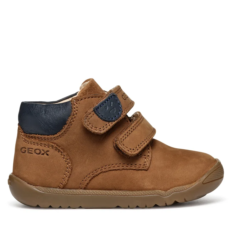 Μποτίνια Geox B Macchia Boy B164NC 03285 C6627 Καφέ