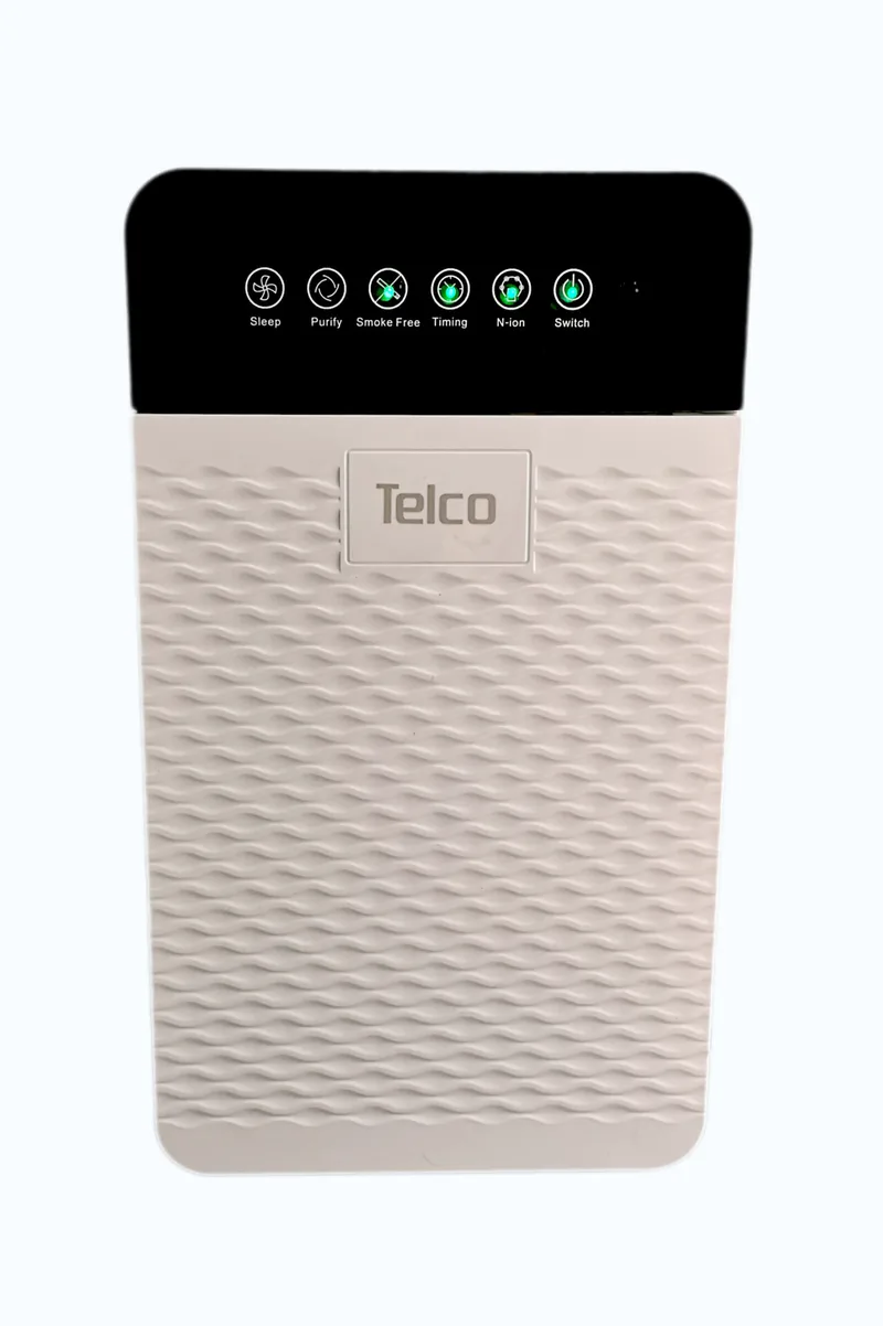 Καθαριστής Αέρα & Ιονιστής Telco  2 σε 1 με Τηλεχειριστήριο και Πάνελ Αφής  35 WATT  Κάλυψη έως 50 τ.μ  3 Προγράμματα λειτουργίας με διαφορετικές ταχύτητες ανεμιστήρα  χρονοδιακόπτης 1- 8 Ώρες