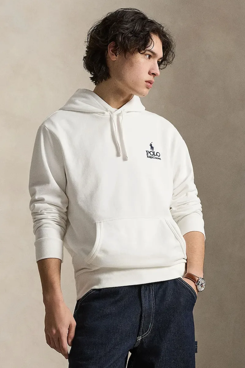 Polo Ralph Lauren μπλούζα με κουκούλα ανδρική με βαμβάκι