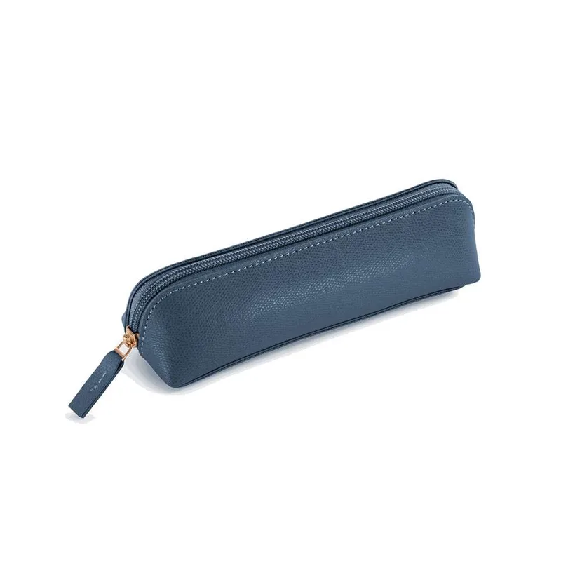 Κασετίνα Νεσεσέρ Miquelrius Oval 13.5 x 15 x 4.5 cm Δερματίνη Σκούρο Μπλε