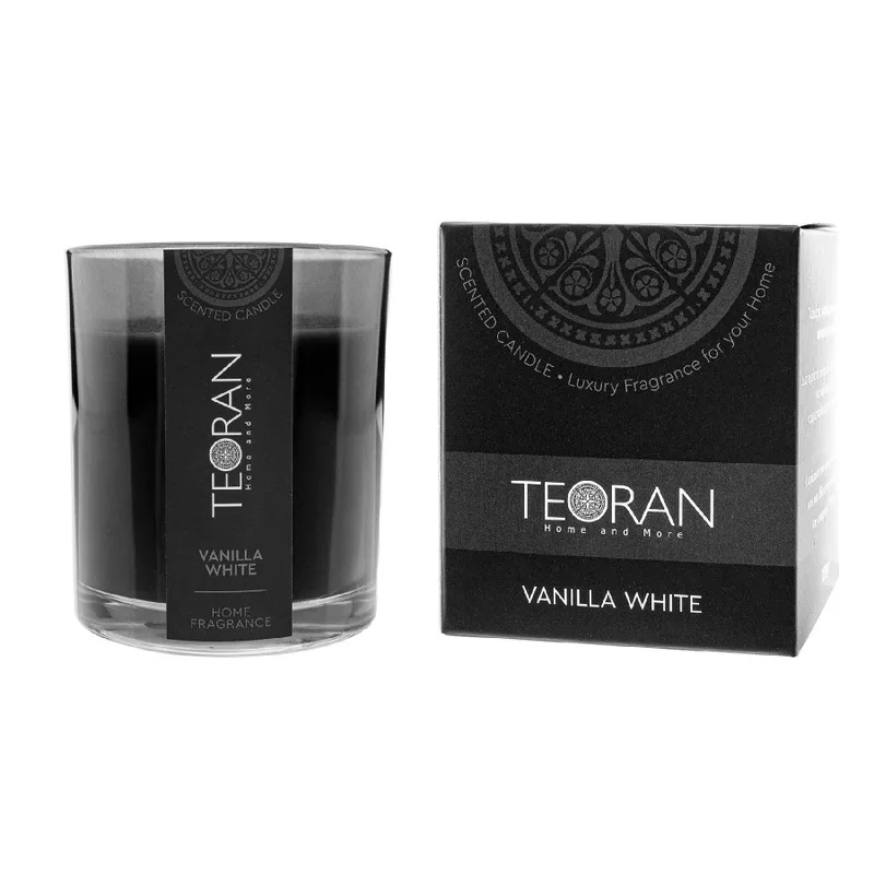 Αρωματικο κερί Teoran Vanilla White στρόγγυλο 130γρ