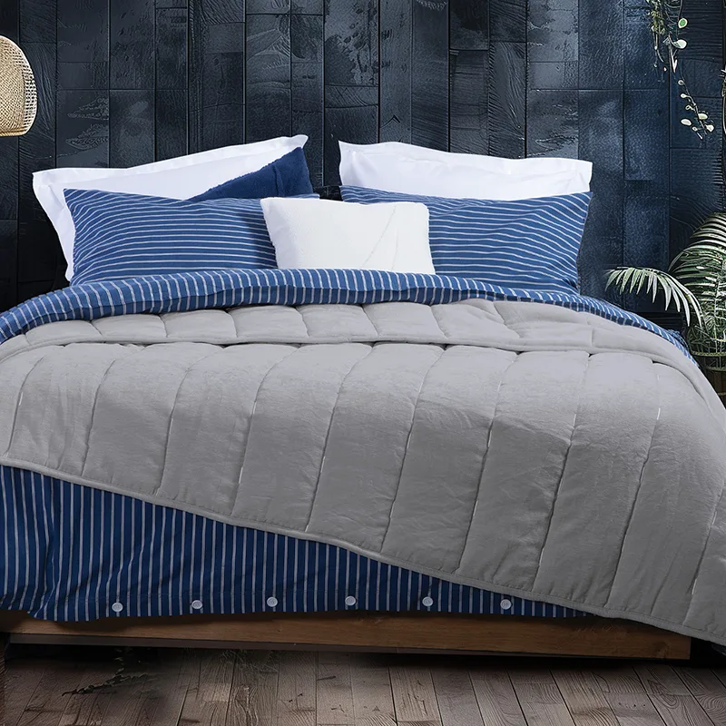 Κουβερτοπάπλωμα Υπέρδιπλο 240X220 Nautica Nau Coast Grey (240x220)